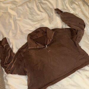 Kith Chocolate Brown Zip-Up Hoodie